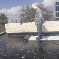 חברת "אחים סמי" מבצעת איטום גג באמצעות הלחמת יריעות ביטומניות